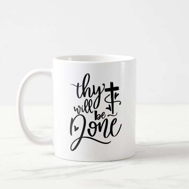 Mug Ils Seront Faits Bible Verse Moderne Chrétien (Gauche)