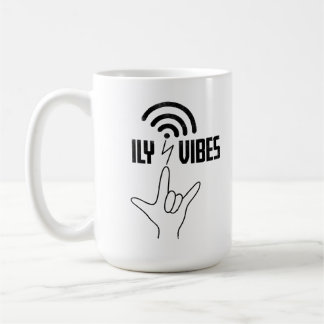 Mug ILY Vibes - Conception ASL 