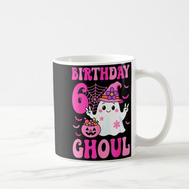 Mug I'm 6 Years Old Girls Cute Ghost It's My 6th Birth (Droite)