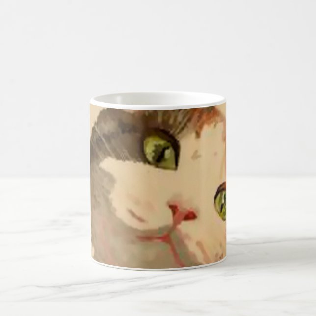 Mug I'm All Ears : Calico Cat Portrait (Centre)