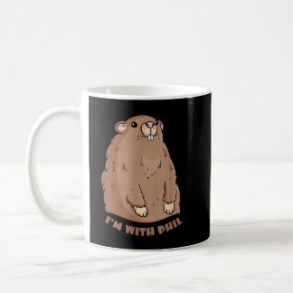 Mug Im Avec Phil Ground Hog Punxsutawney Drôle Cadeau