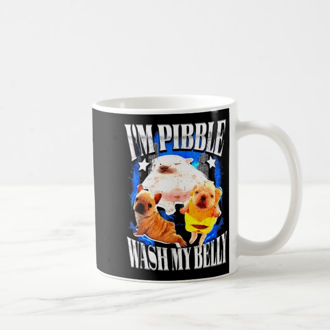 Mug Im Bble Wash My Belly Frenchie Bulldog  (Droite)