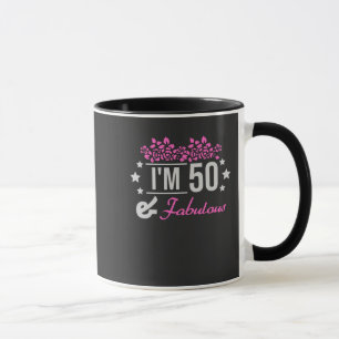Mug im fleuri 50 ans et dire fabuleux