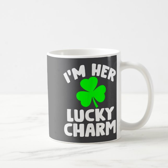 Mug I'm Her Lucky Charm Funny Couples St Patrick's Day (Droite)
