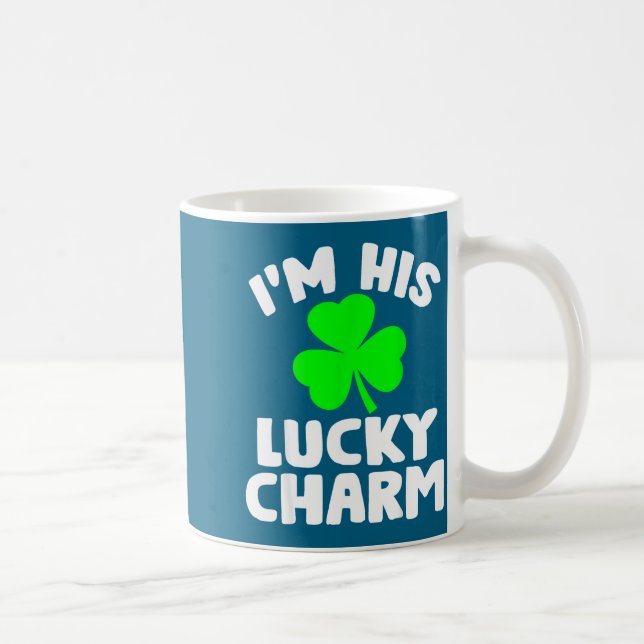 Mug I'm His Lucky Charm Funny Couples St Patrick's Day (Droite)