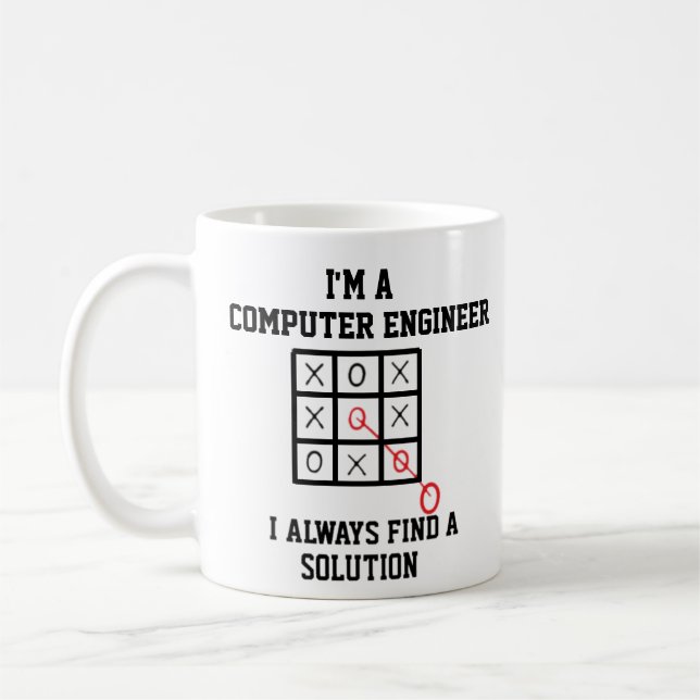 Mug Im Ingénieur InformatiqueJe Trouve Toujours Une So (Gauche)
