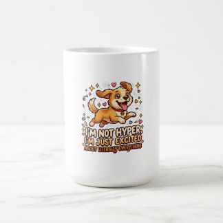 Mug I'm Just Excited About Everything | Cute Puppy Gif