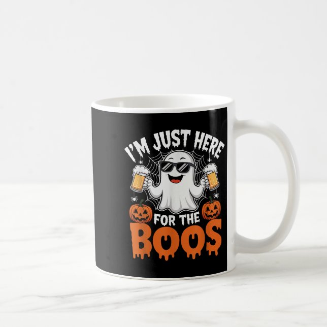 Mug I'm Just Here For The Boos Funny Halloween Ghost  (Droite)