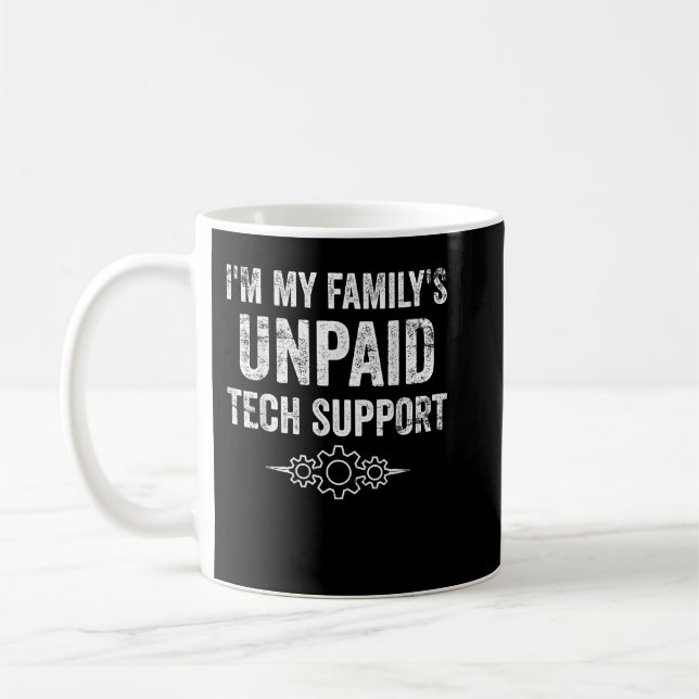 Mug Im Mes Familles Support Technique Non Payé Logicie (Gauche)