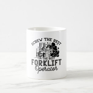 Mug I'm The Best Forclift Opérateur Driver Truck Worke