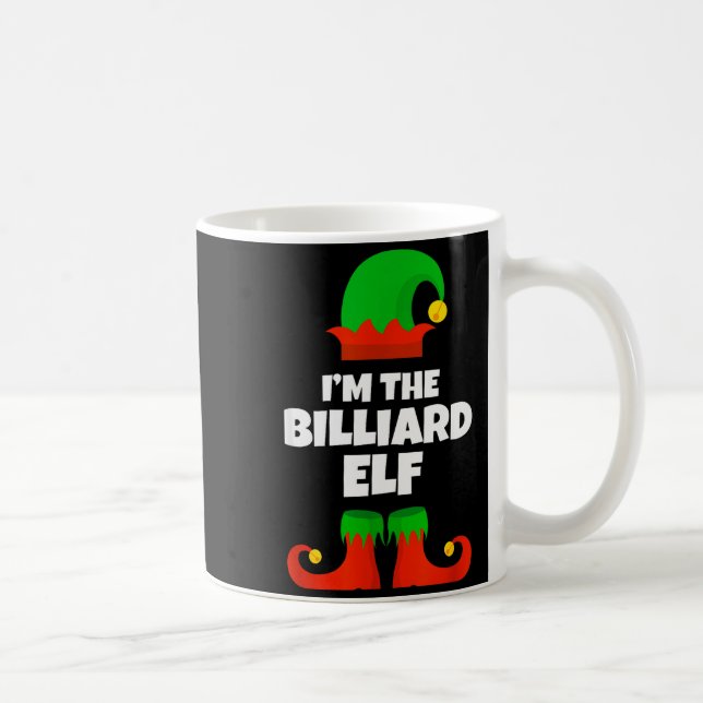 Mug I'm The Billiard Elf Family Pajama Christmas Funny (Droite)