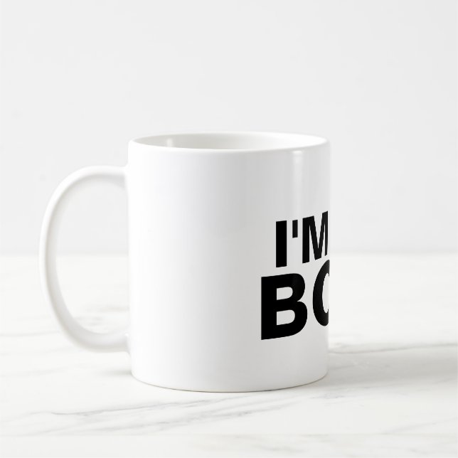 Mug I'm the boss (Gauche)