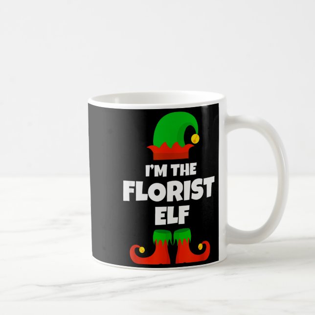 Mug I'm The Florist Elf Family Pajama Christmas Floral (Droite)