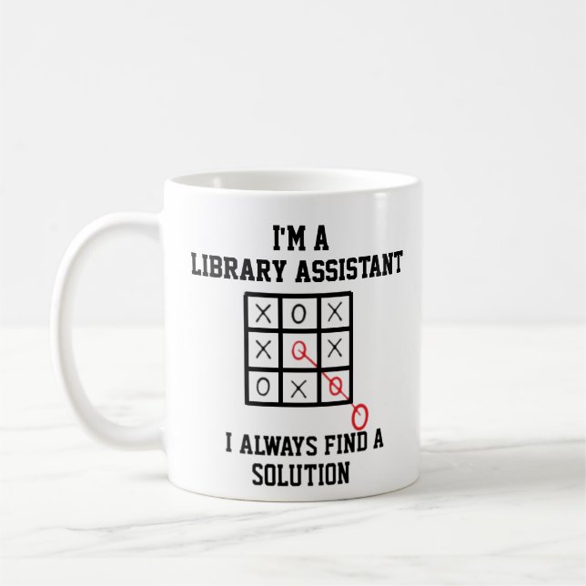 Mug Im Un Assistant Bibliothèque Je Trouve Toujours Un (Gauche)
