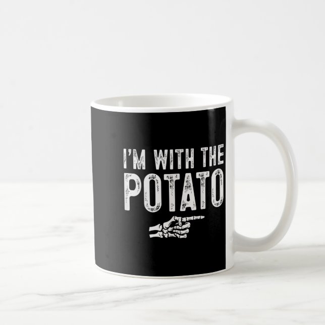 Mug I'm With The Tato Easy Costume Halloween Couples M (Droite)