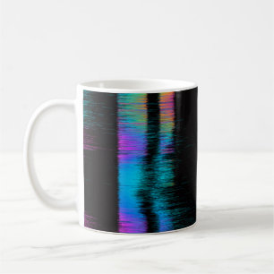 Mug Image Abstraite de l'écran LED rayé. Fractionnemen