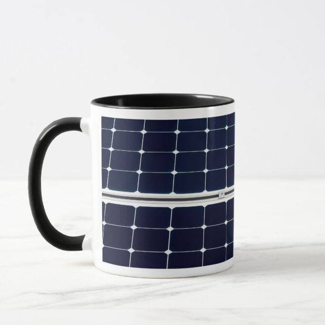Mug Image amusante du panneau d'énergie solaire (Gauche)