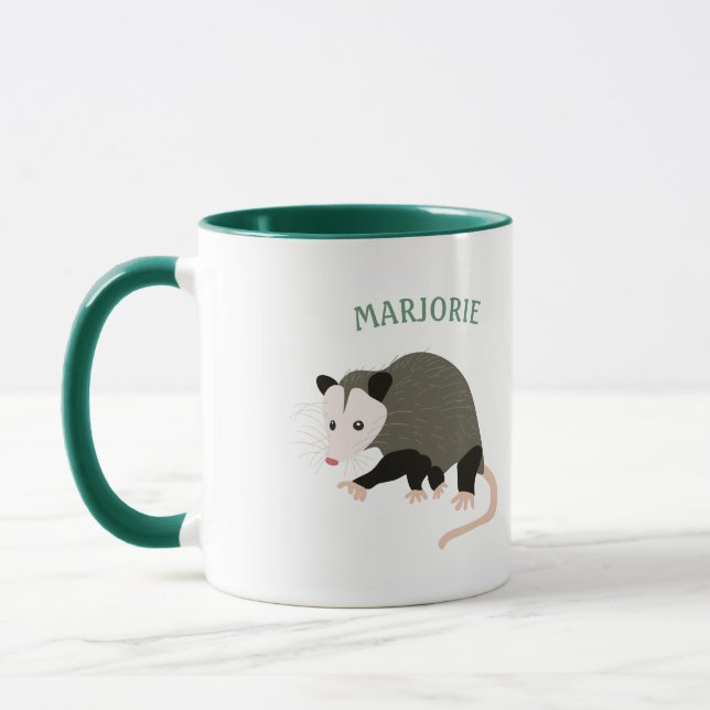 Mug Image Cute Possum personnalisée (Gauche)