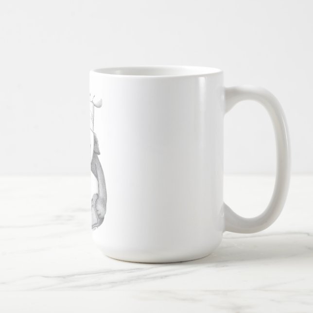 Mug Image de chef d'ours panda (Droite)