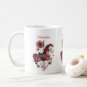 Mug Image de cheval de carrousel fantaisiste