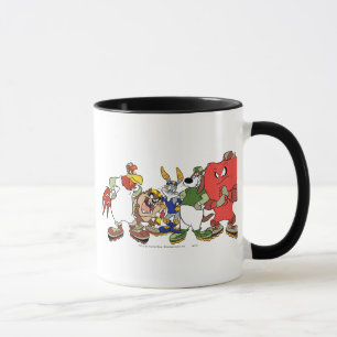 Mug Image de groupe Looney Tunes en roller