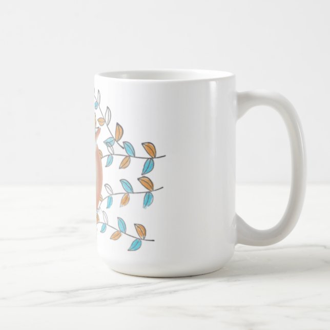 Mug Image de la chouette de la coupe (Droite)