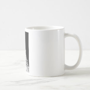Mug Image de la Tour Eiffel en noir et blanc