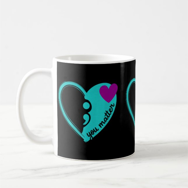 Mug Image de prévention de la santé mentale (Gauche)