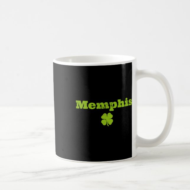 Mug Image de trèfle de la fierté irlandaise de Memphis (Droite)