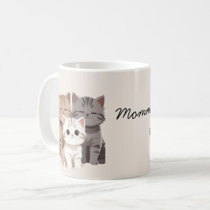 Mug Image de trois chats, jumeaux,