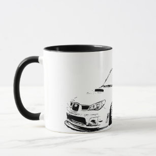Mug Image de vecteur de Sti de Subaru Impreza WRX