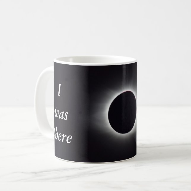 Mug Image d'éclipse solaire 2017 (Devant gauche)