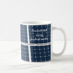 Mug Image d'un panneau d'énergie solaire drôle