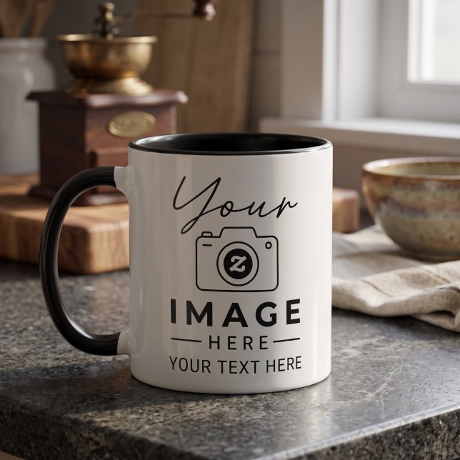 Mug Image et texte personnalisés (Créateur téléchargé)