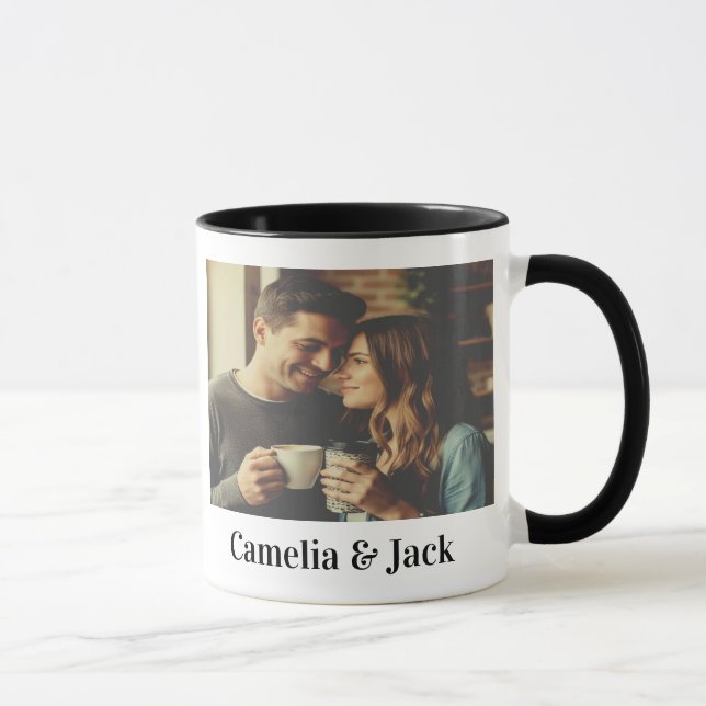 Mug Image et texte personnalisés  (Droite)