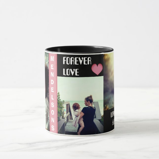 Mug Image multi faite sur commande et texte (Centre)