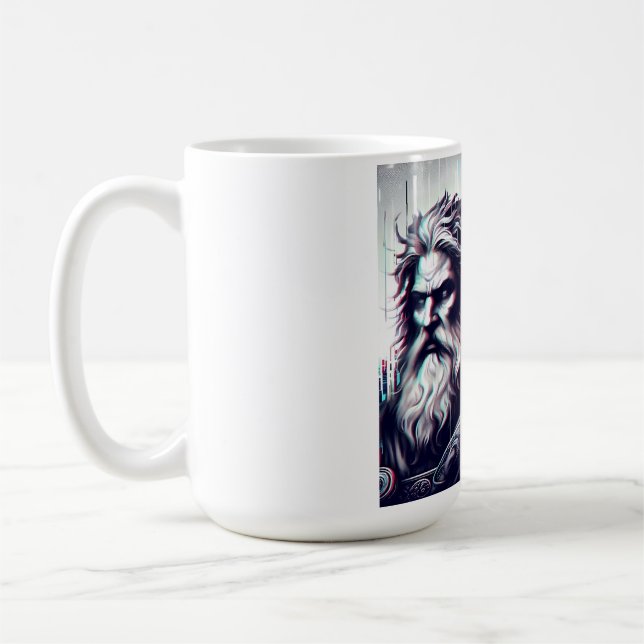 Mug  image of the gods zeus and odin togethe (Gauche)