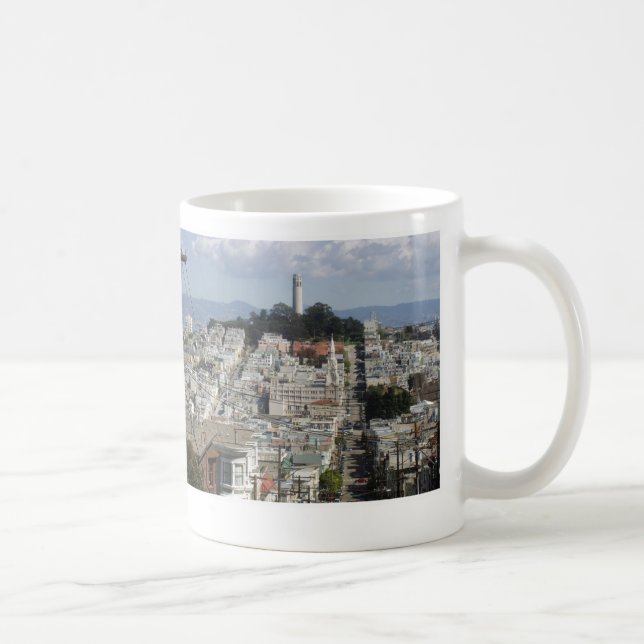 Mug Image Pittoresque de la tour Coit (Droite)