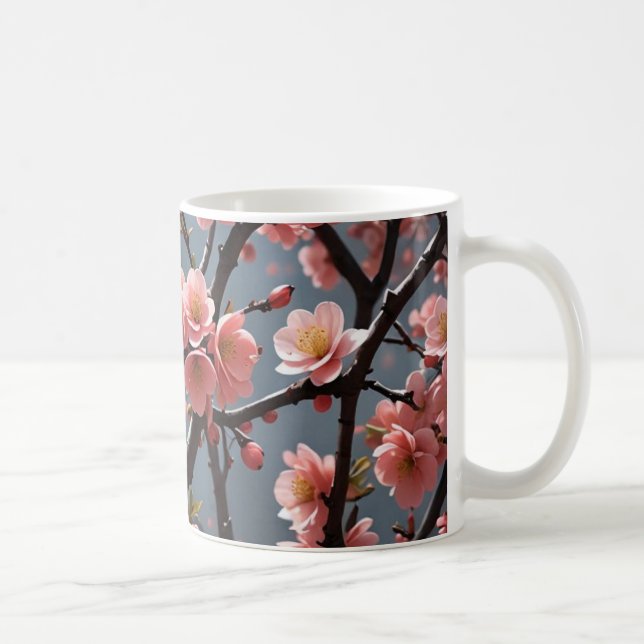 Mug Image Quince à fleur (Droite)
