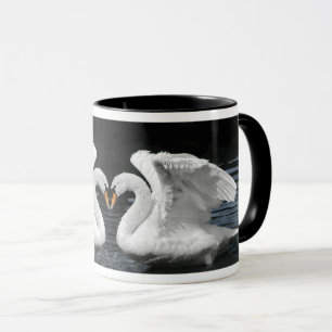 Mug Image retournée blanche de cygne muet