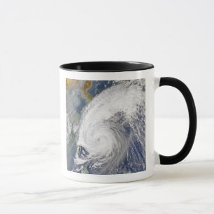 Mug Image satellite d'un typhon