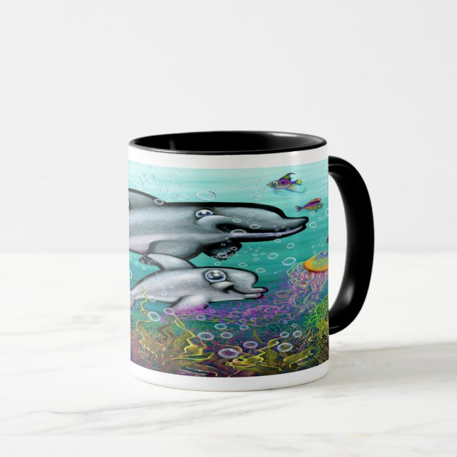 Mug Imaginaire aquatique (Devant droit)