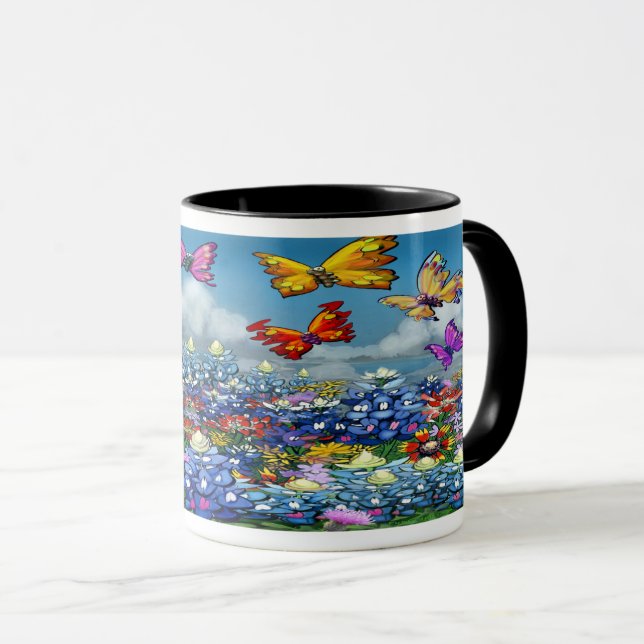 Mug Imaginaire au printemps (Devant droit)
