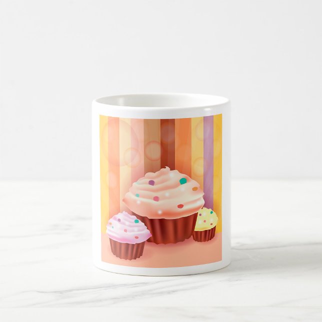 Mug Imaginaire Cupcake Douceurs colorées (Créateur téléchargé)