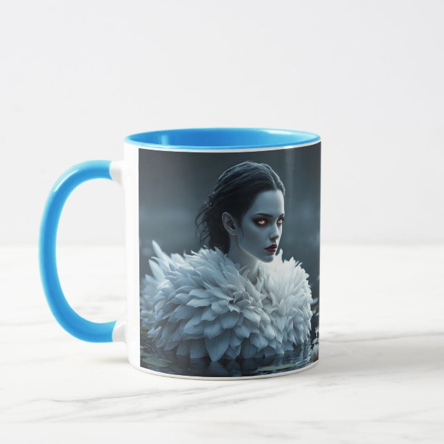 Mug Imaginaire Cute Lake Cygne Blanc (Gauche)