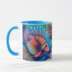 Mug Imaginaire Cute Lionfish Coral Reef