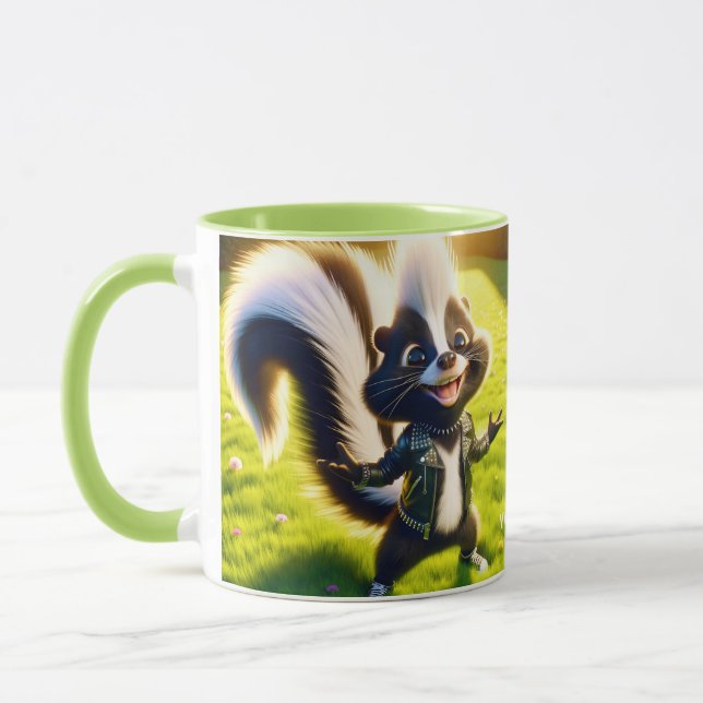 Mug Imaginaire Cute Skunk Punk Style (Gauche)