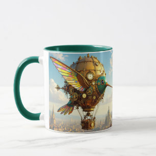 Mug Imaginaire Cute Steampunk Bird Sky