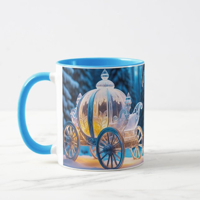 Mug Imaginaire Cute Vivid Ice Carriage hiver (Gauche)