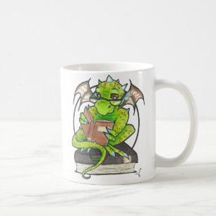 Mug imaginaire de lecture Dragon illustration Coffee C